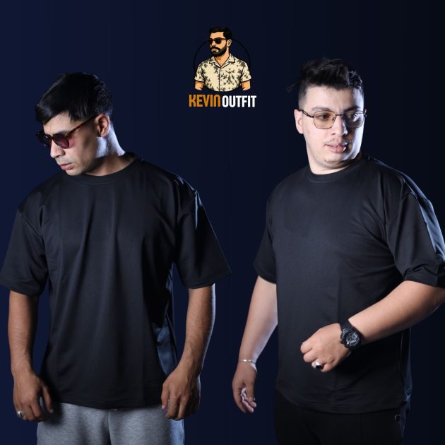 تيشيرت أوفرسايز (نوار) = راحة وأناقة لا مثيل لها!